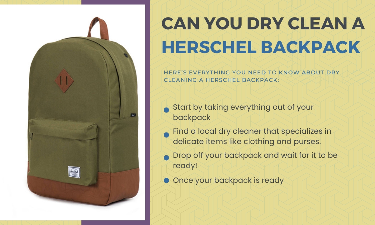 can-you-dry-clean-a-Herschel-backpack