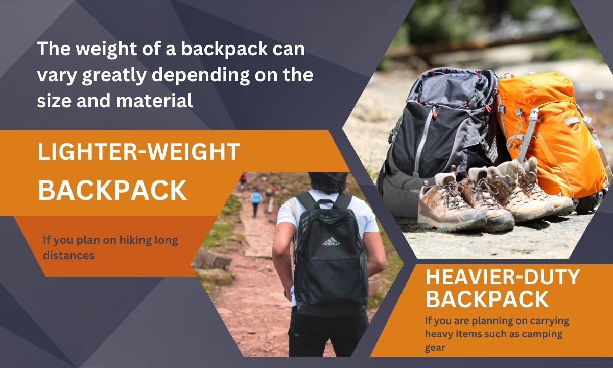 the-weight-of-a-backpack-can-vary greatly depending