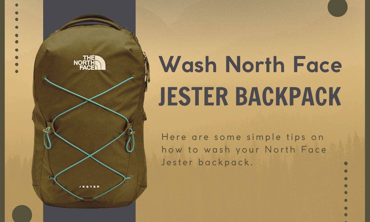 Can you wash a north face backpack best sale